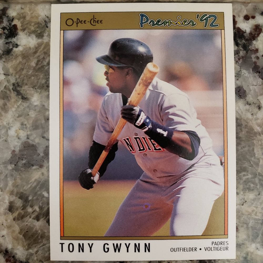 Baseball Collector Card - 1992 O-Pee-Chee Premier - Tony GWYNN
